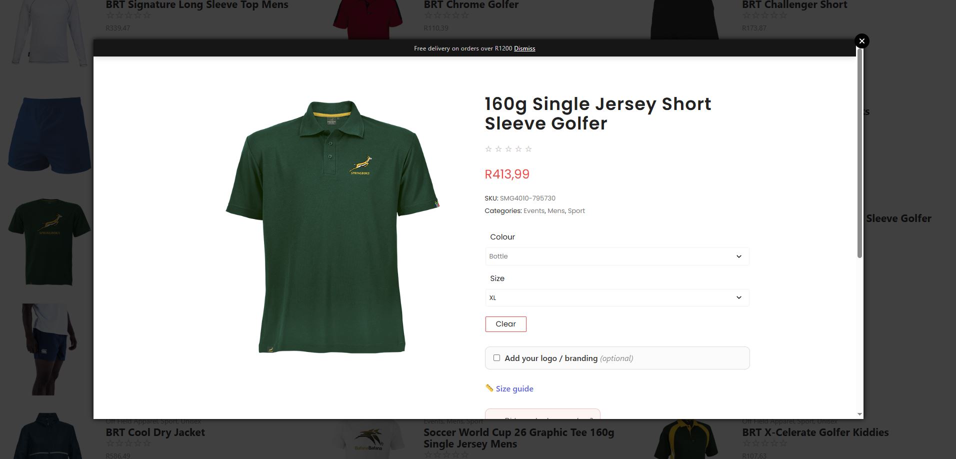 Product page