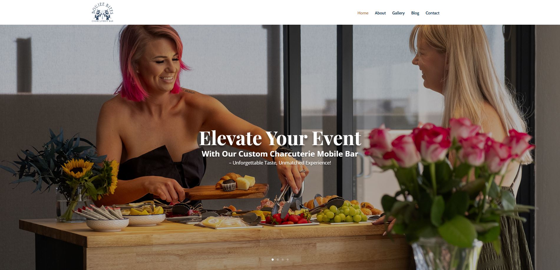 Boujee Bites — website by weDesiign