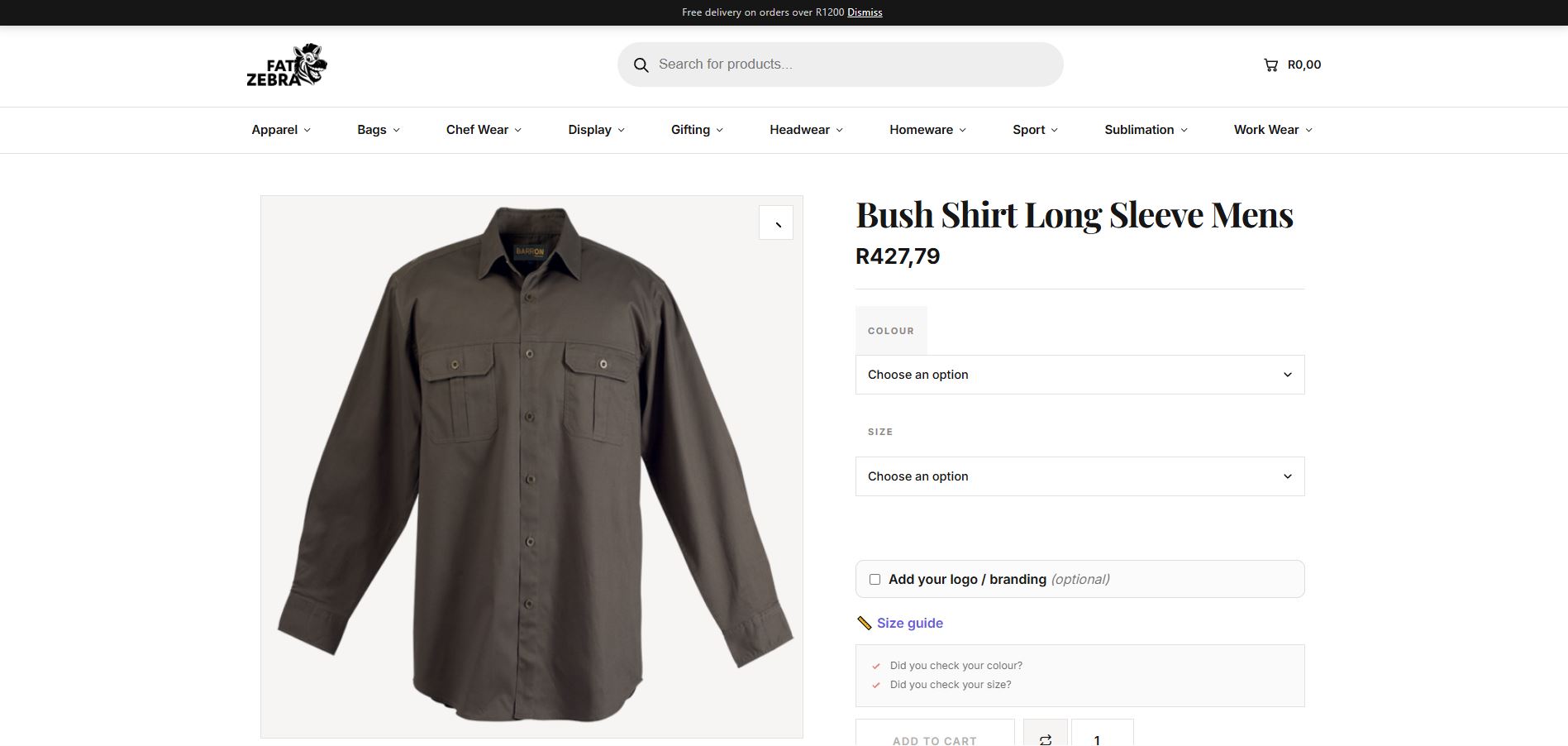 Product page