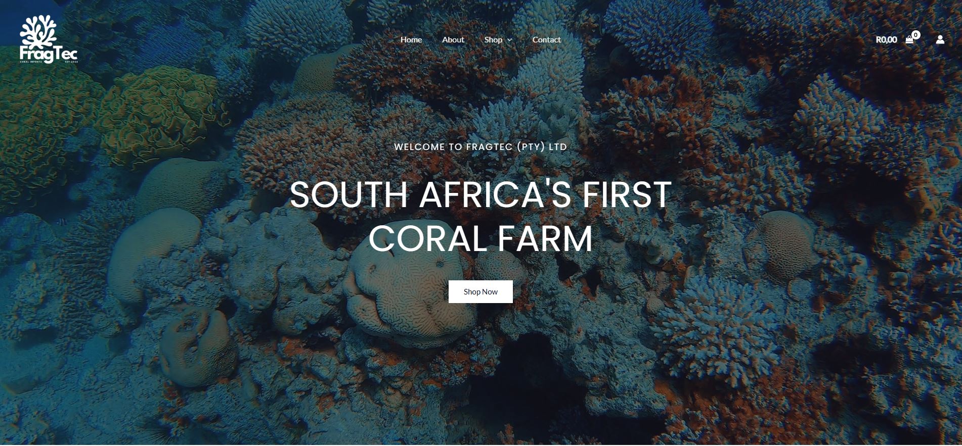 FragTec — website by weDesiign