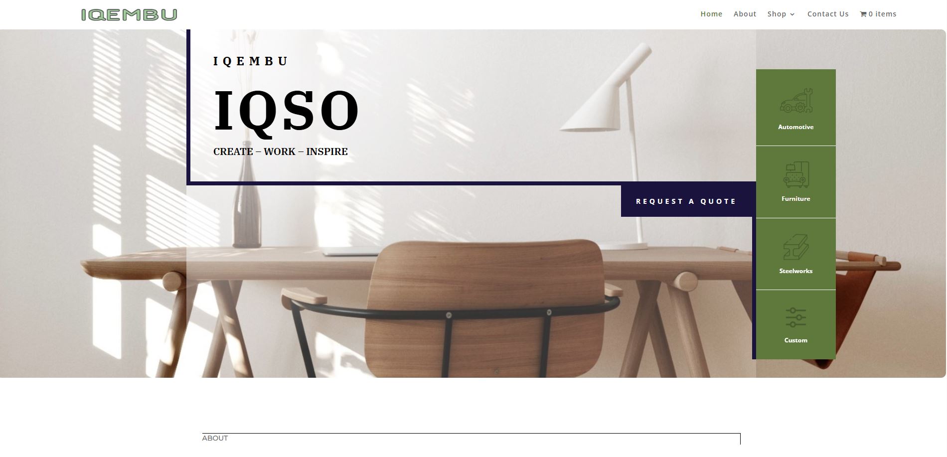 IQEMBU — e-commerce by weDesiign
