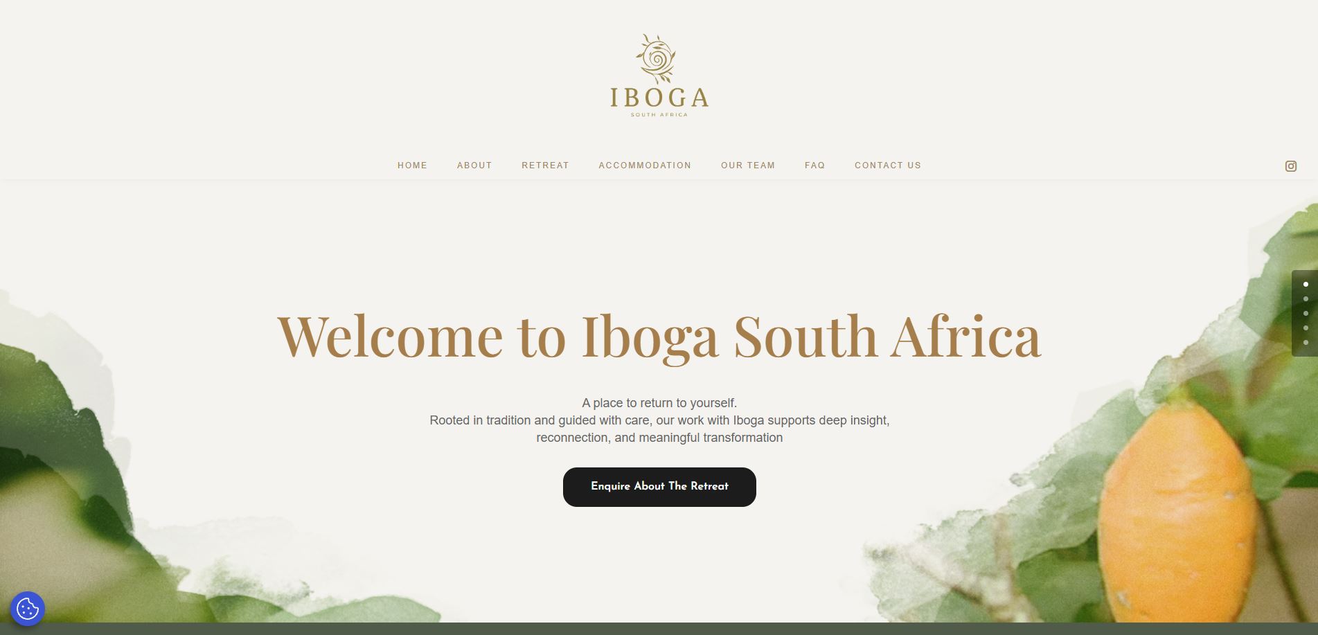 Iboga South Africa — website by weDesiign