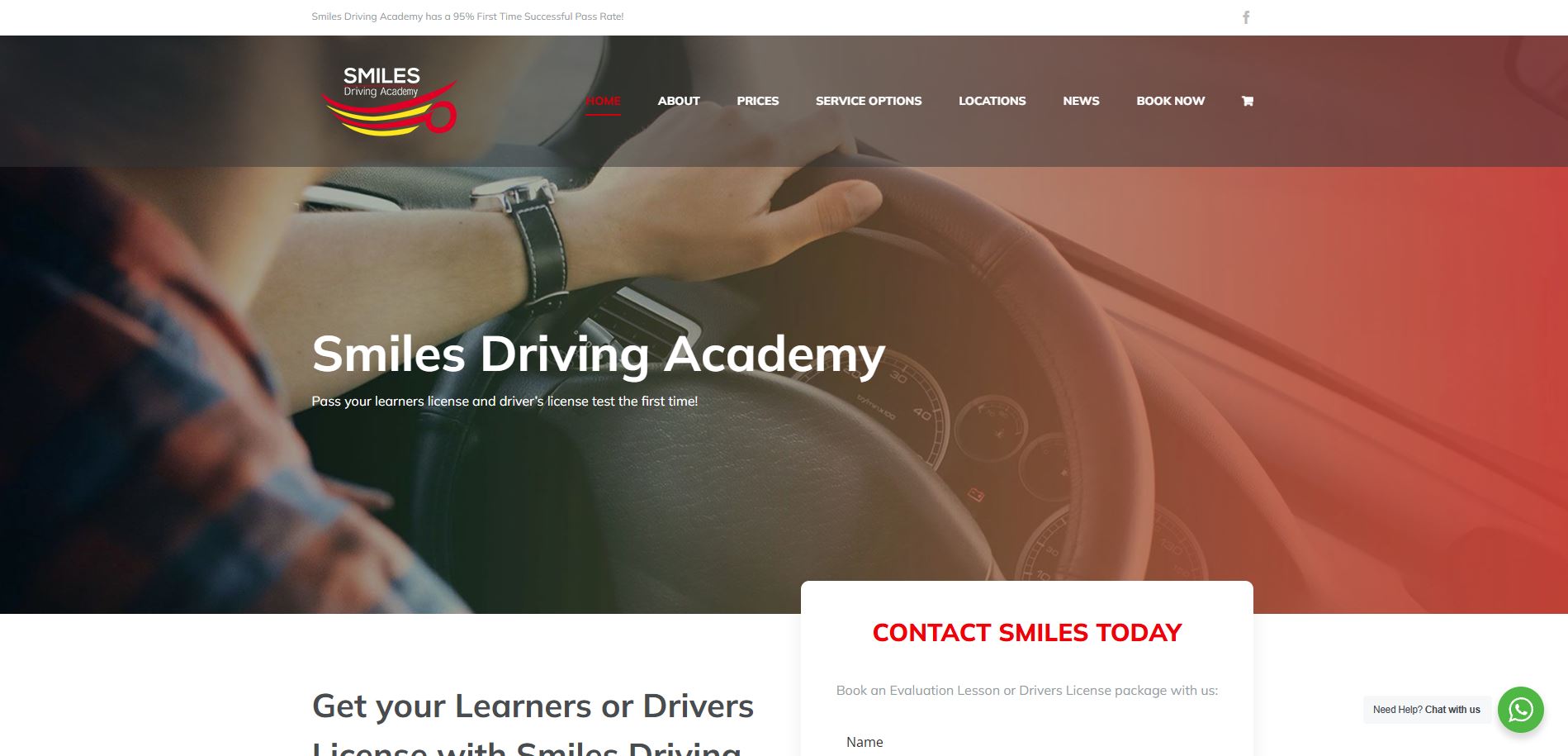 Smiles Driving Academy — marketing by weDesiign